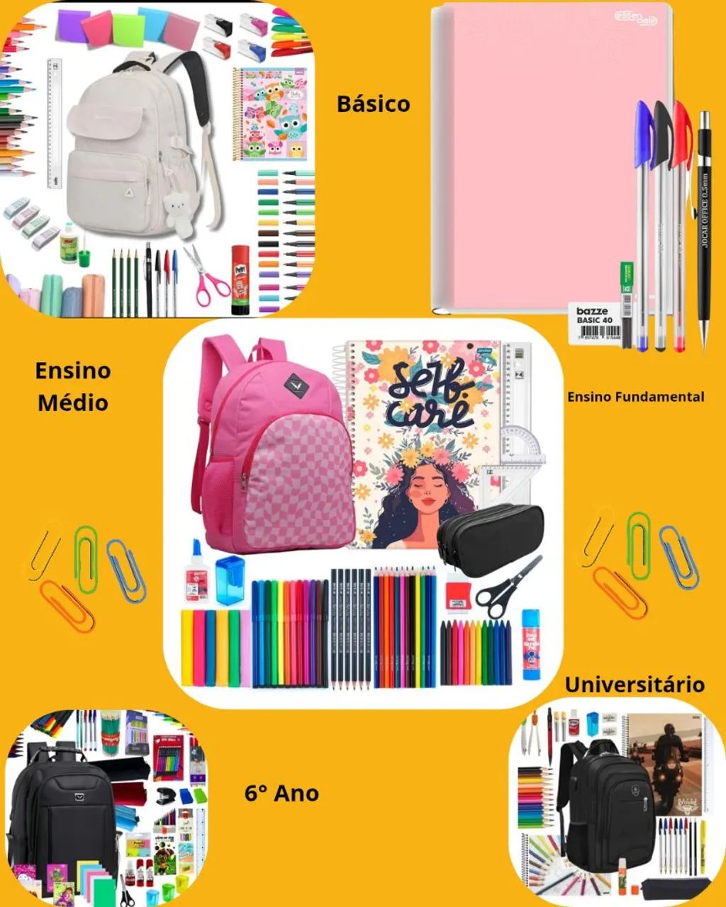 KITS ESCOLARES COMPLETOS - PRONTOS PARA USAR! - Foto 2