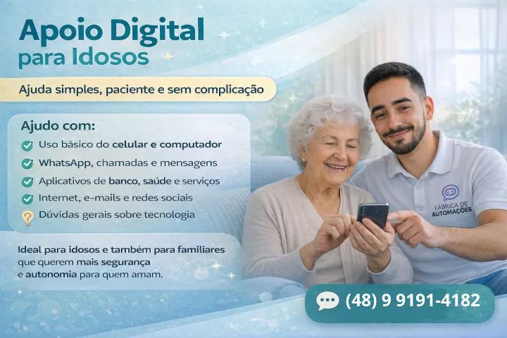 APOIO DIGITAL PARA A MELHOR IDADE