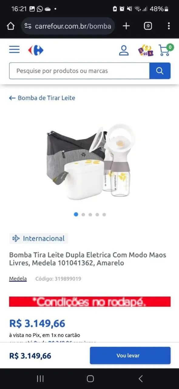 Extrator de Leite Medela - Foto 5