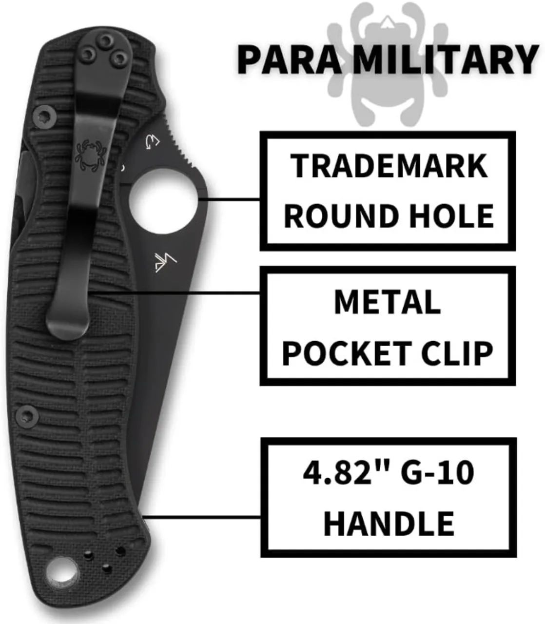 Canivete Spyderco Paramilitary 2 Salt - Magnacut - Original - Foto 4