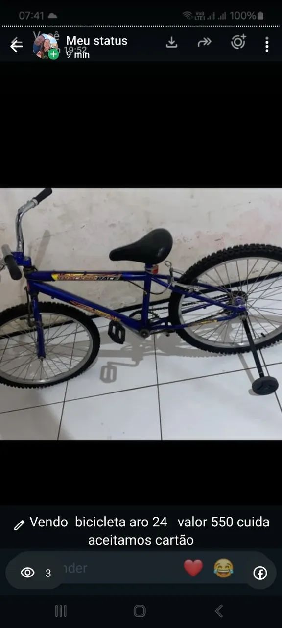 Vendo bicicleta aro 24