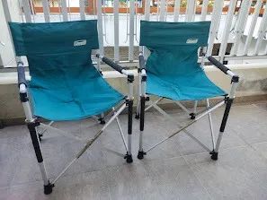 2 Cadeiras Coleman com braço Camping ou Praia