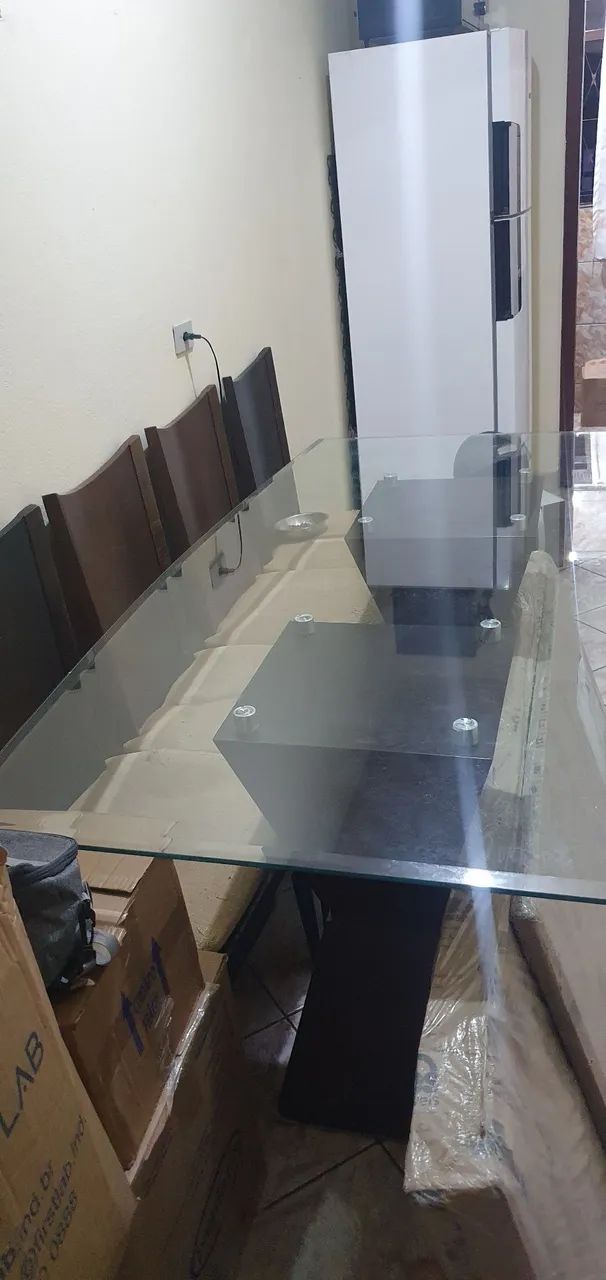 Vendo mesa 6 cadeiras e cama soteiro - Foto 2