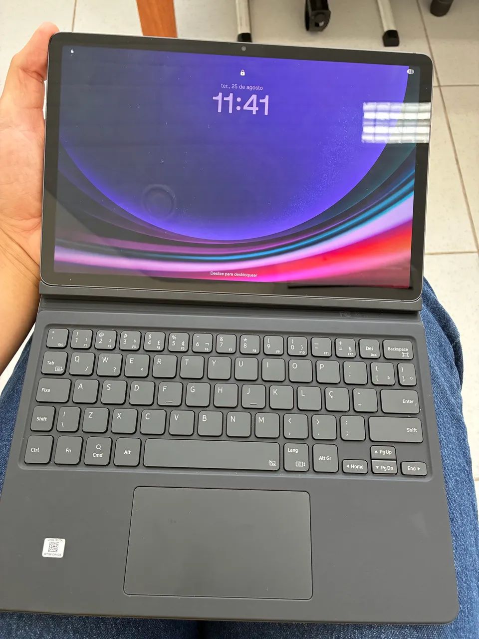 Samsung tab s9 - Teclado e caneta - 256gb e 12gb ram - Foto 4
