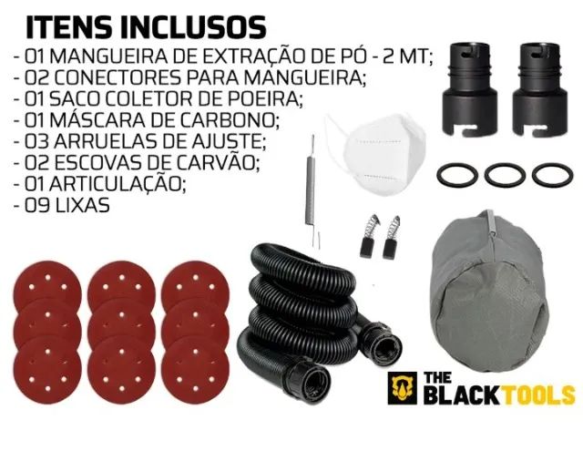 Lixadeira Profissional Parede E Teto Led 750w Com Aspiração - Foto 4