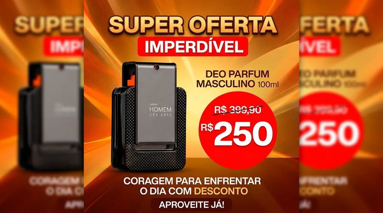 Perfume homem coragio