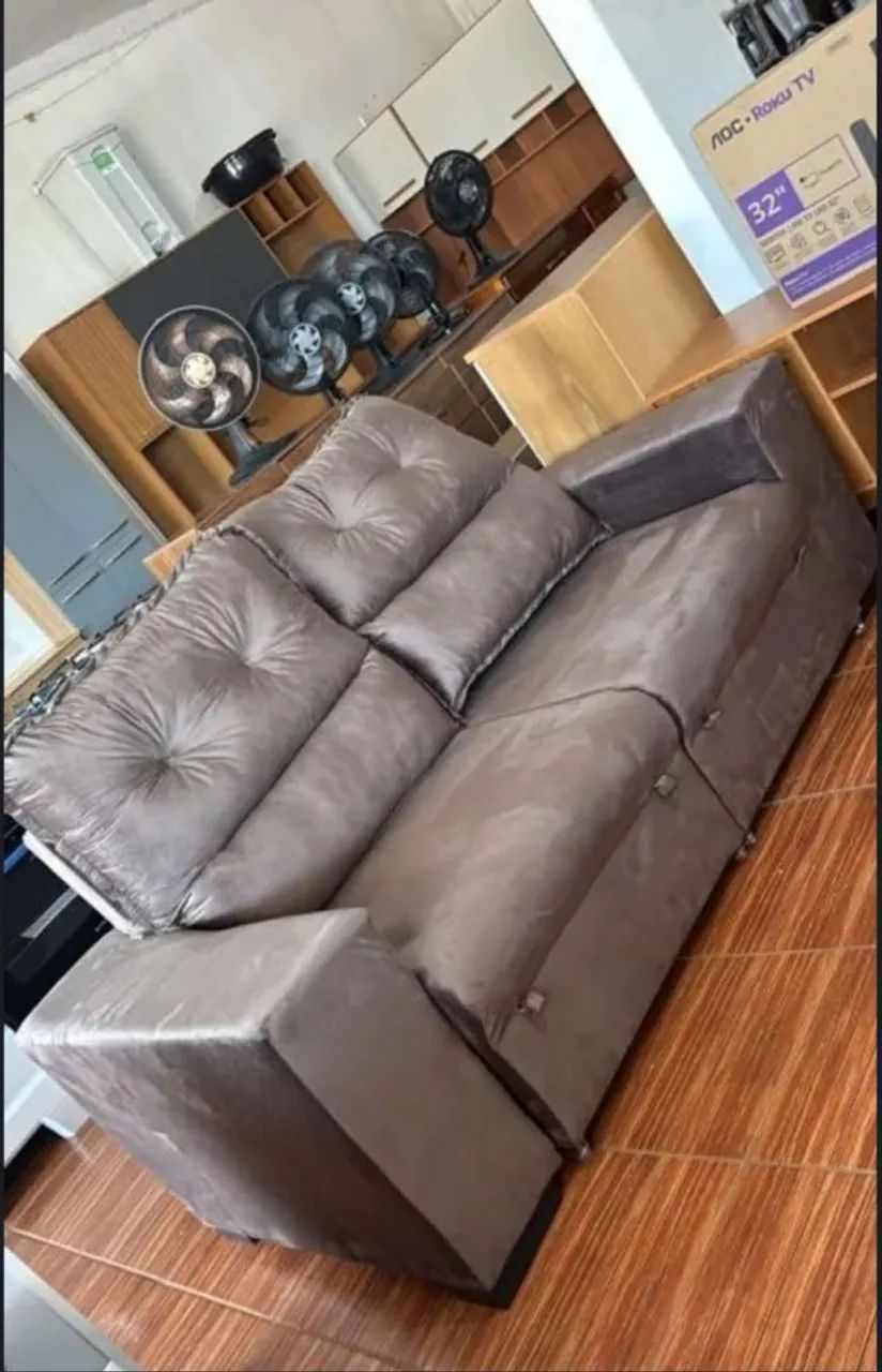 Sofa novo retrátil e reclinavel 