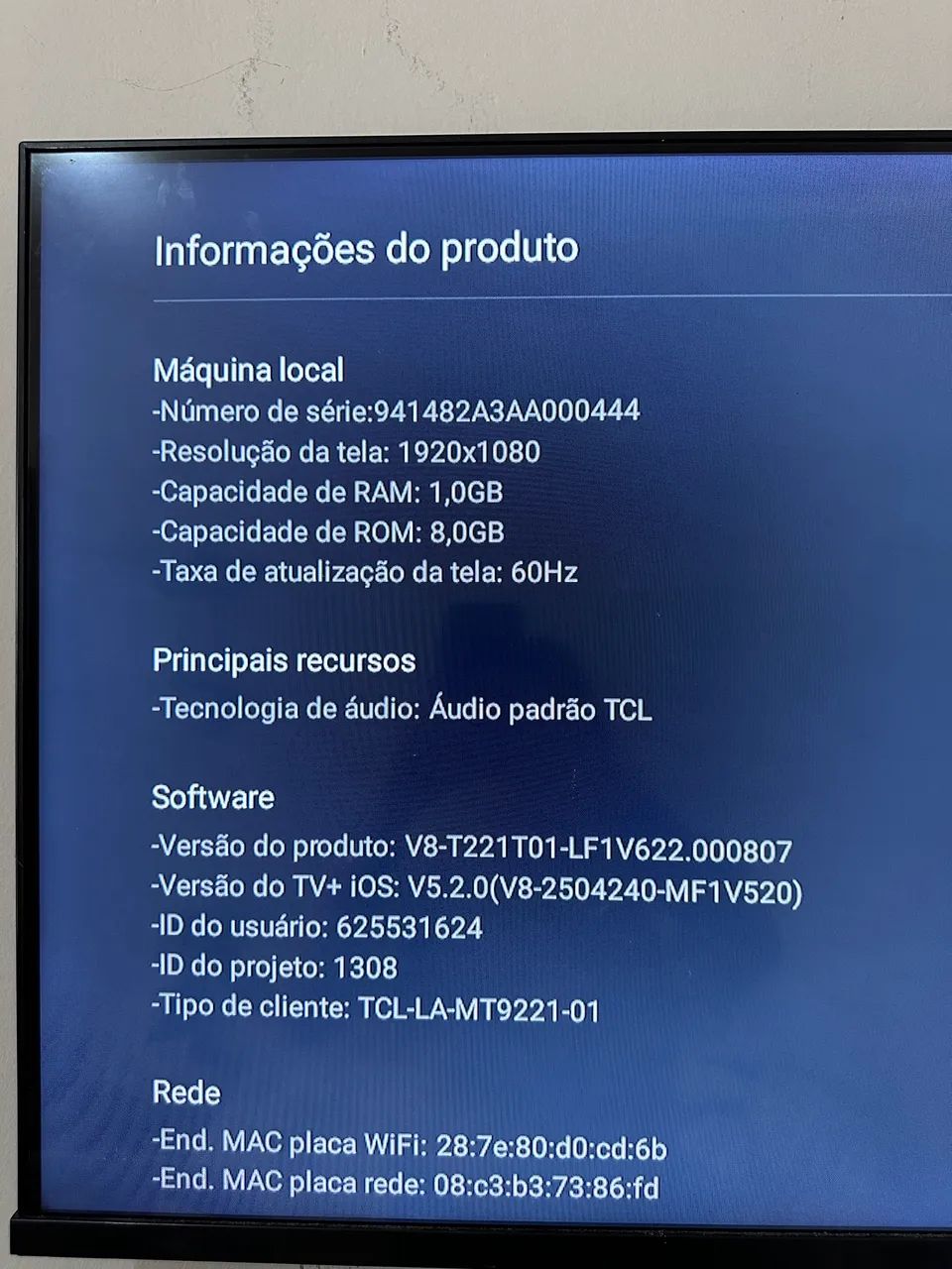 Tv TCL 1600,00  - Foto 2