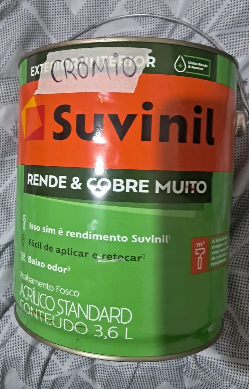 TINTA SUVINIL RENDE MUITO 3,6LTS (CRÔMIO)