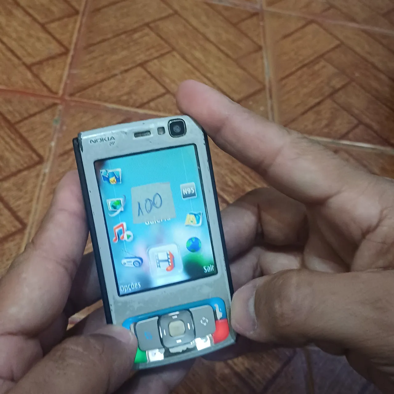 N95 Nokia Black celular antigo funcionando RELIQUIA - Antiguidades