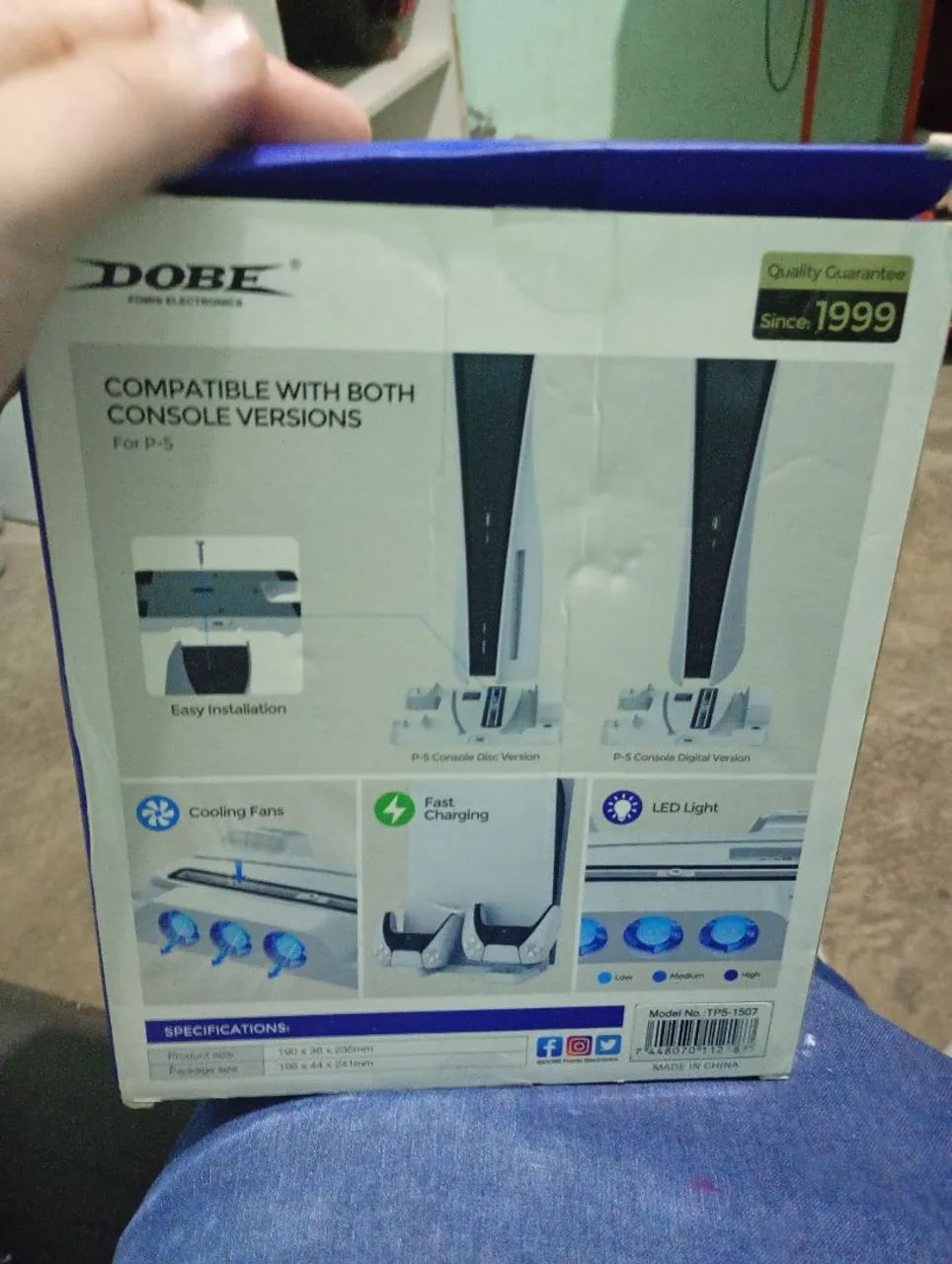 Base e cooler multifuncional pra ps5 Playstation 5