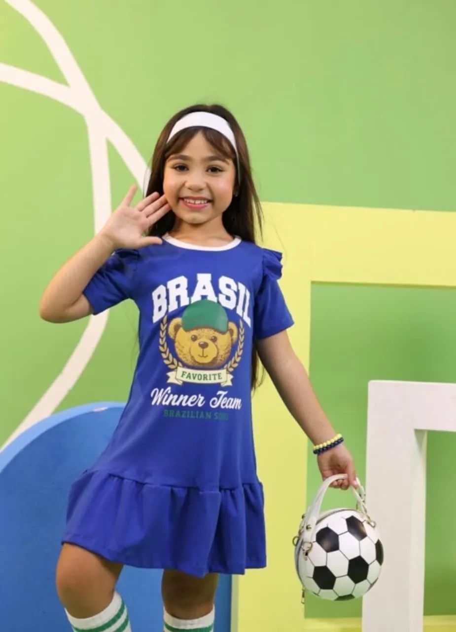 Blusas e looks do Brasil infantil  - Foto 2