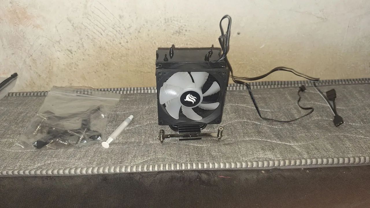 Este é um Air Cooler Pichau Sage C2 com ventoinha de 92mm. Com pasta termica - Foto 5