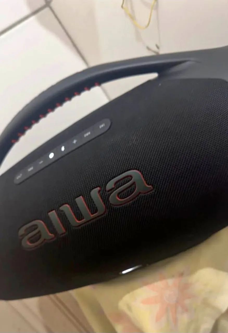 Vendo bombox aiwa Plus nova Valor 1200 - Foto 2