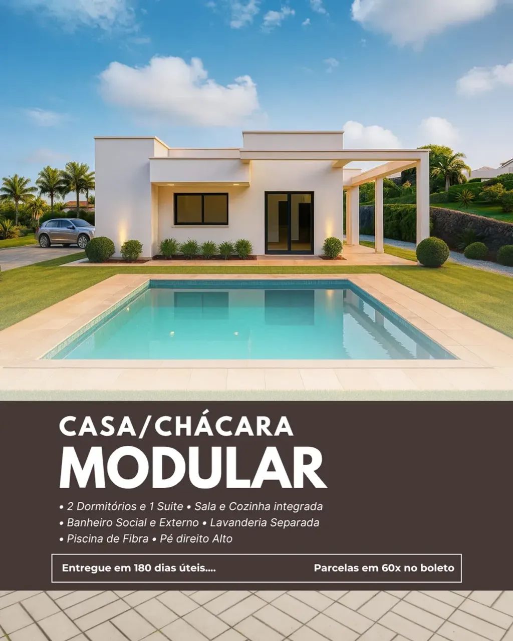 UMA CHÁCARA NOVA, PLANEJADA E CONSTRUÍDA PARA VOCÊ