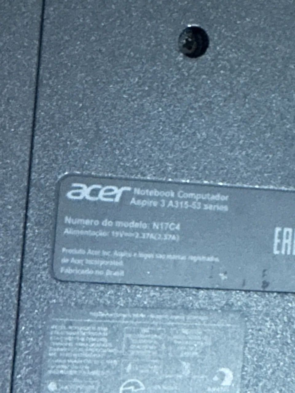 Notebook Acer Aspire 3