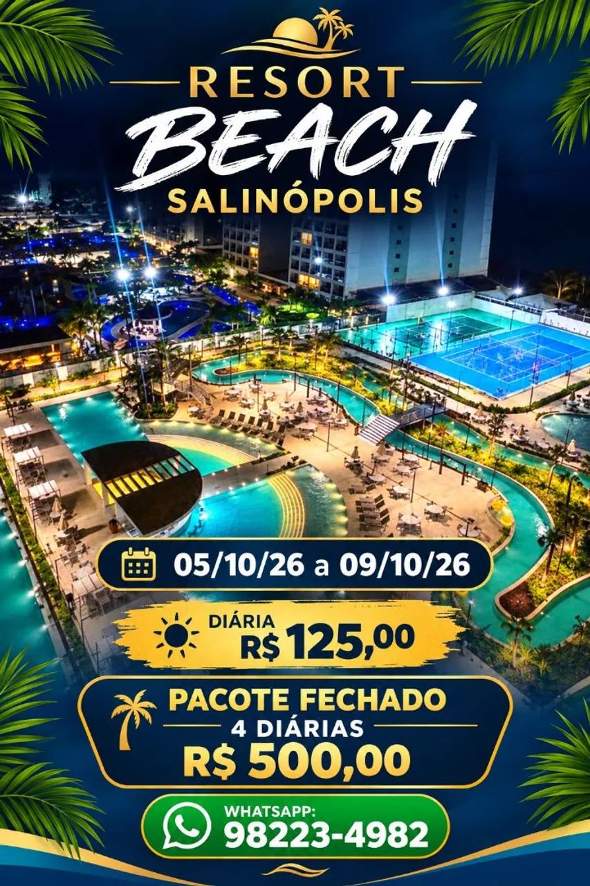 Alugo resort beach salinopoles