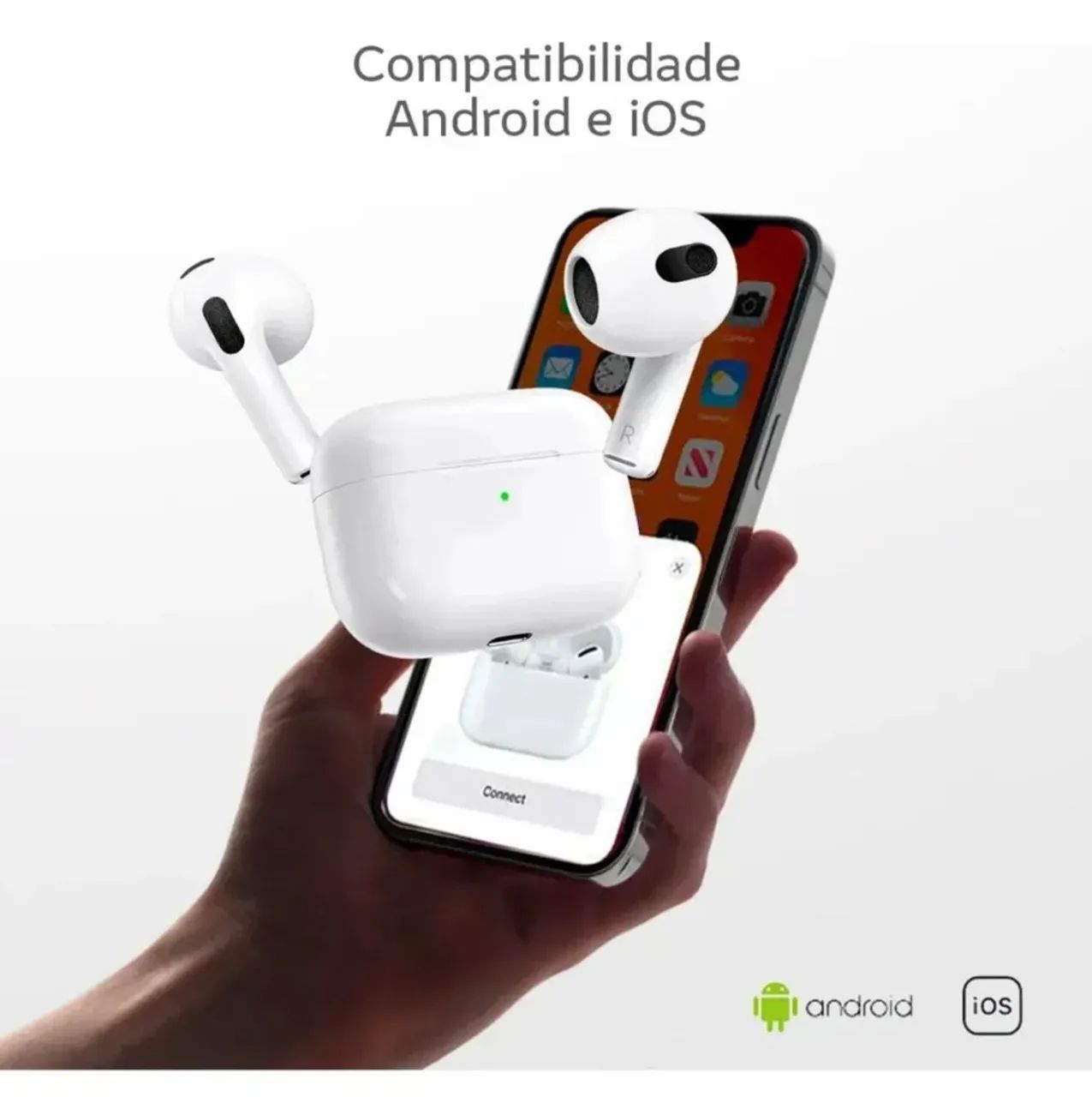 Fone Airpods 7 geração + potencial absurda  - Foto 3