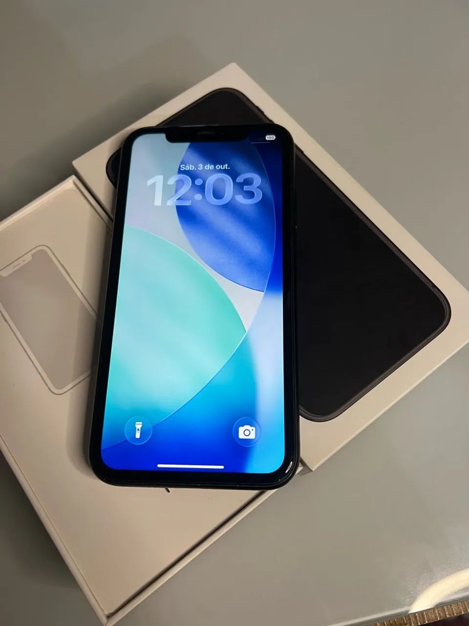 IPHONE 11 PRETO 128GB COM NOTA E CAIXA PRÓPRIA  - Foto 2