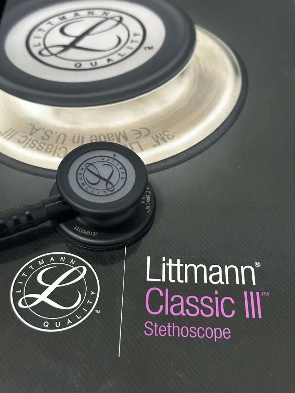 Estetoscópio Littmann Classic iii Black Edition - Foto 2