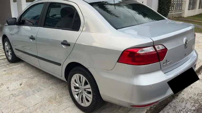 Aluguel Volkswagen Voyage prata com manutenção inclusa - Foto 3