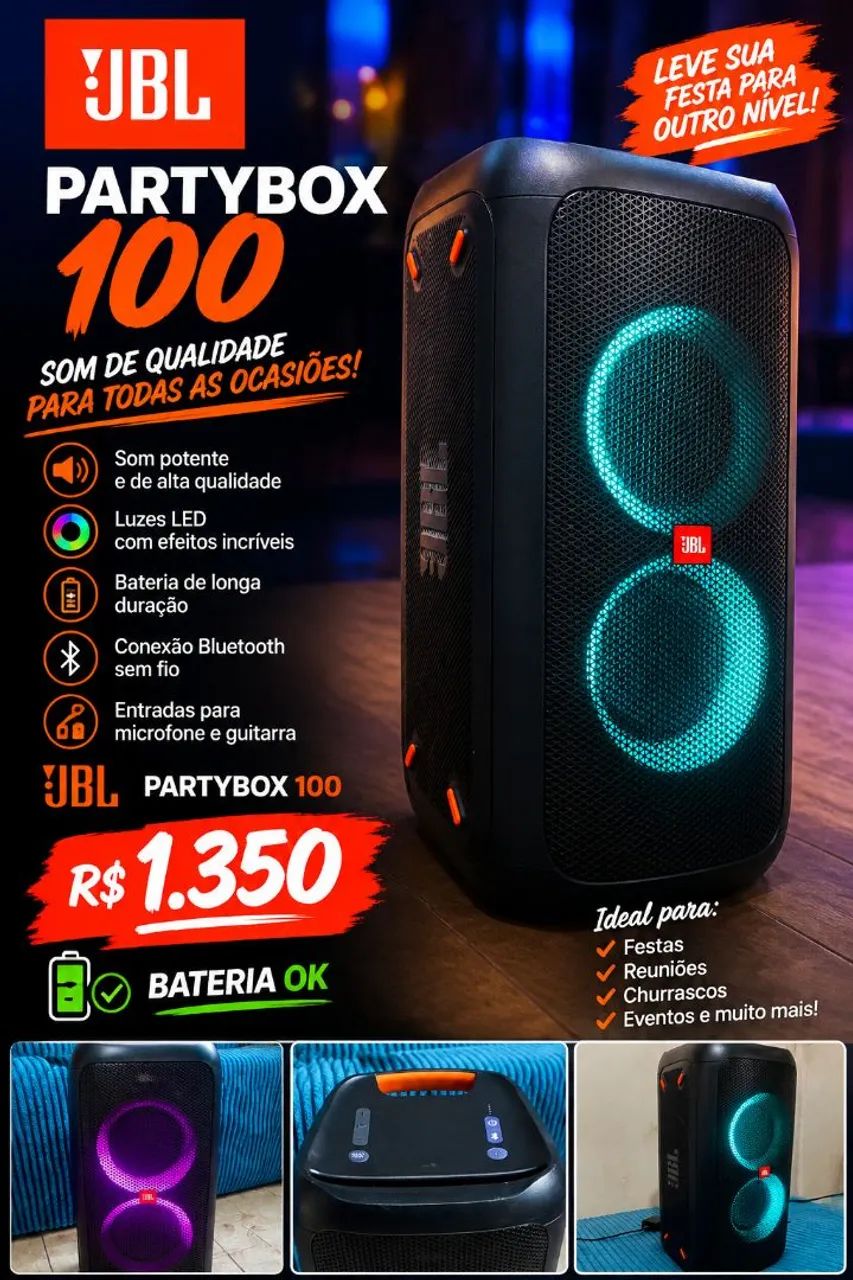 Caixa de som JBL 