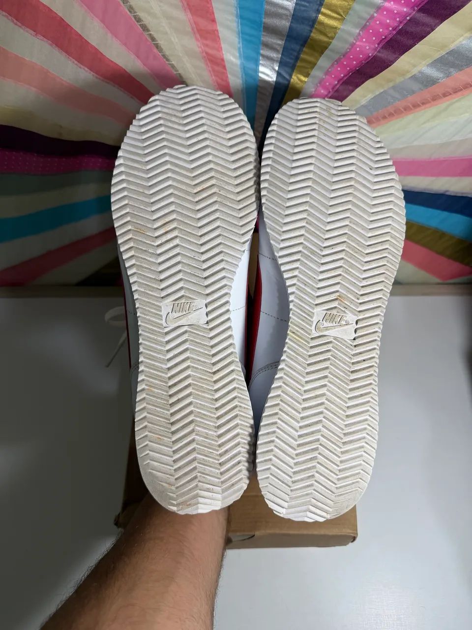 Nike Cortez White Varsity Red - Foto 4