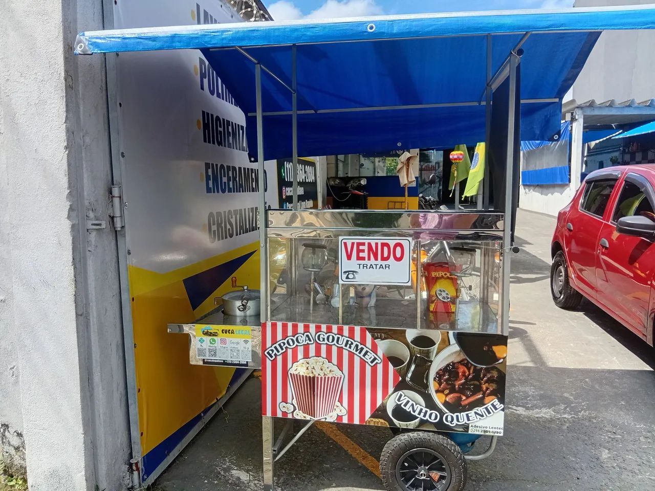 Carrinho de pipoca 