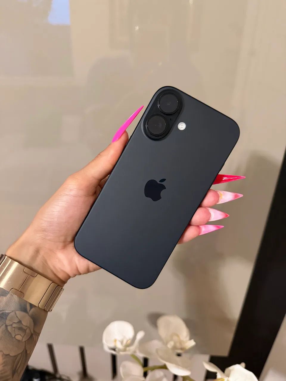 iPhone 16 256gb Preto Garantia Apple - Foto 3