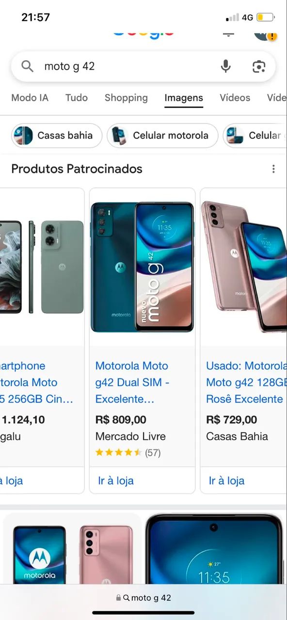 Moto G 42 Novo na caixa  - Foto 2