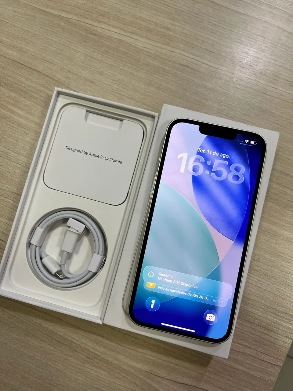 iPhone 13 128gb branco (todo original)  - Foto 5