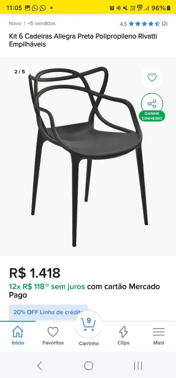 CADEIRAS ALLEGRO - Foto 3