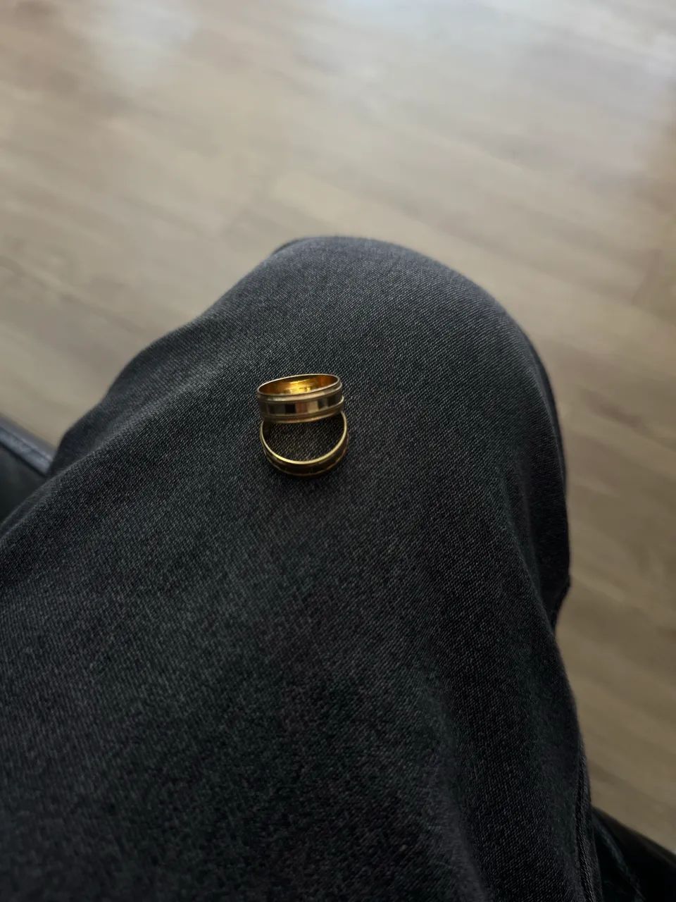 Aliança banhada 18k  - Foto 2