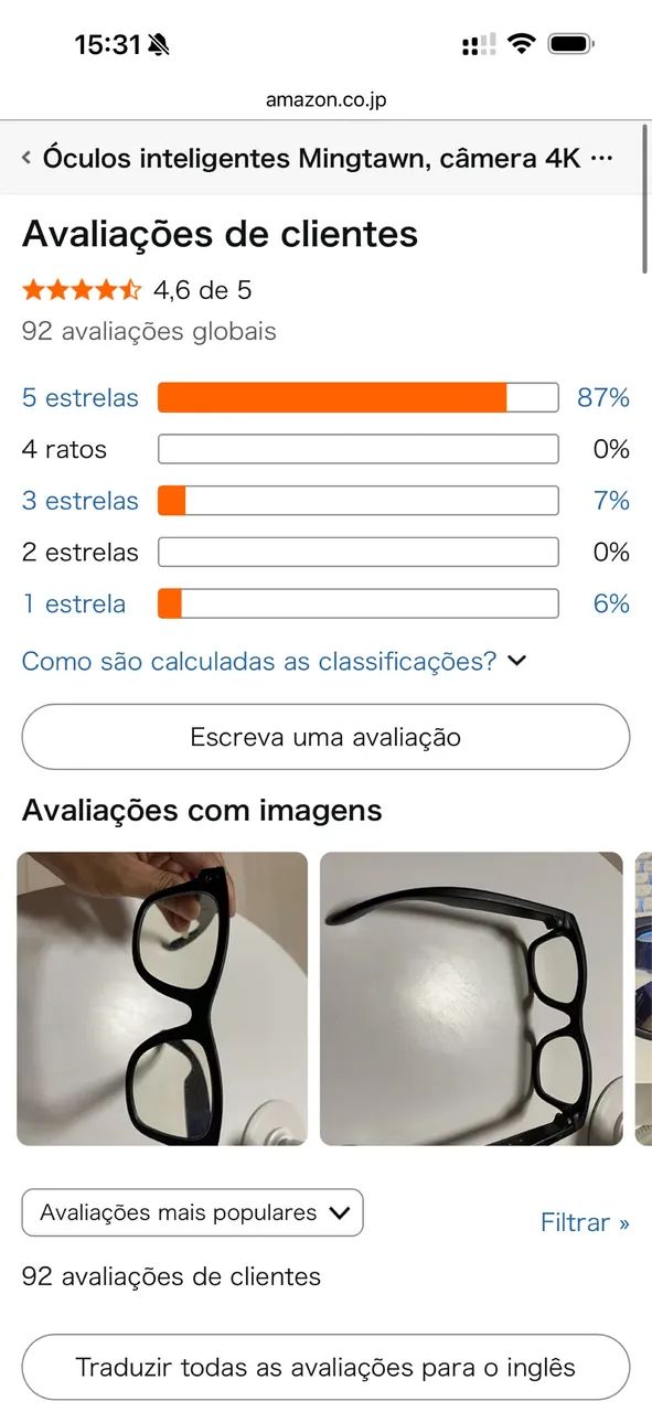 Smart Glasses com IA - NOVO - Foto 4