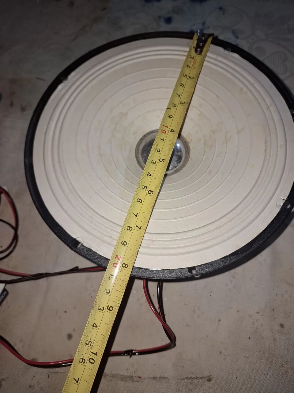 autofalante  8 polegadas  3 ohms. 30w funcionando  - Foto 2
