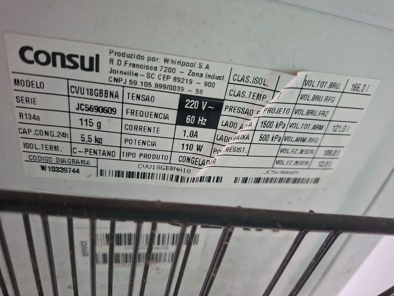 Freezer - Geladeiras e Freezers - Quati, Guaramirim 1544241601 | OLX