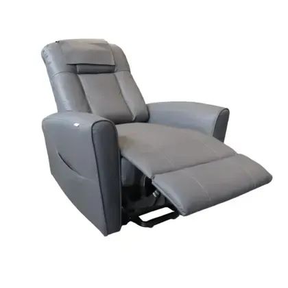 Poltrona Massageadora Reclinável Elevamed Dellamed (até 150 kg) Cinza - Foto 2