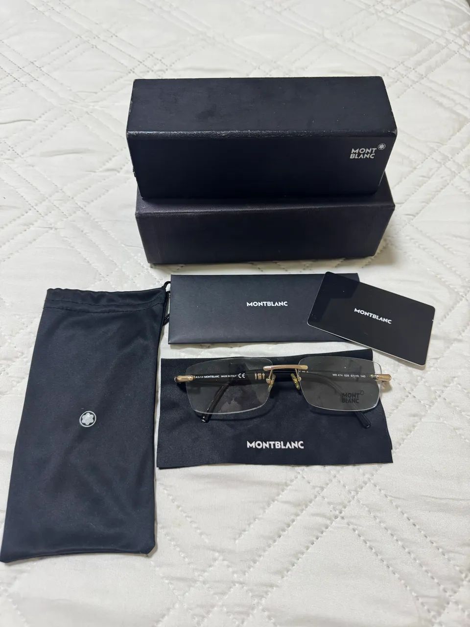 Oculos Montblanc Homenagem ao centenário da caneta Meisterstück  - Foto 4