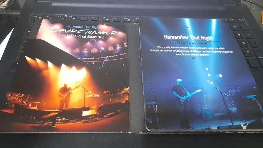 Bluray duplo David Gilmour - Remember That Night-Live - importado  - Foto 3