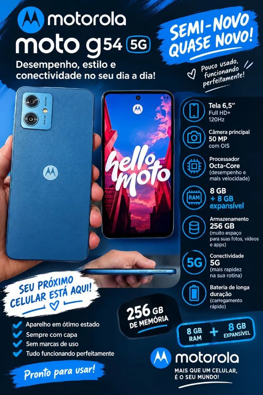 Moto G54 5g 256gb
