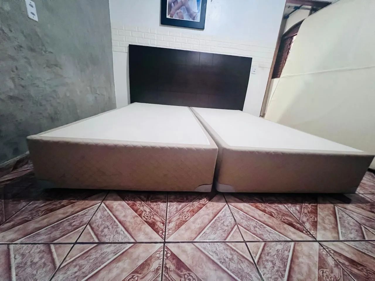 Cabeceira e base cama super king