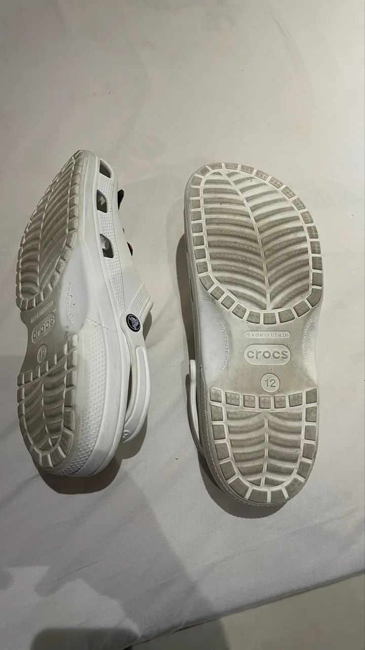 Crocs classic original branco - Foto 4