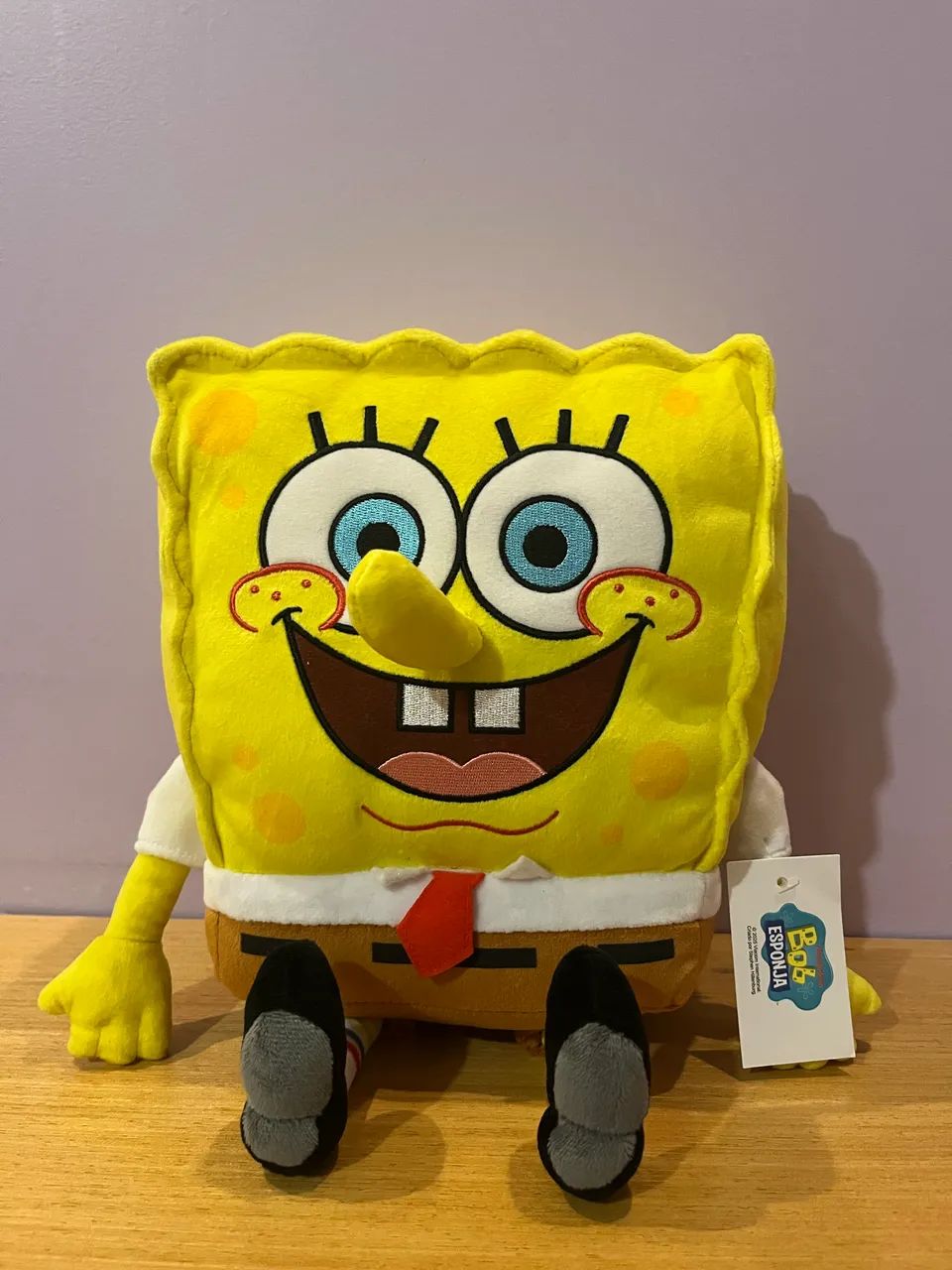 Pelúcia Bob Esponja Premium 30 cm - Novo