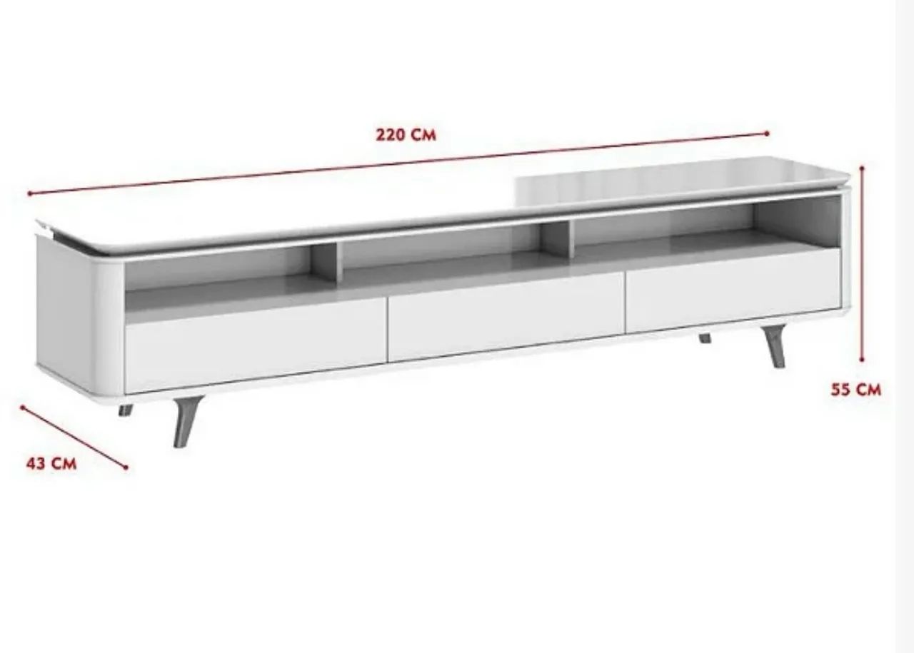 RACK 3 GAVETAS OFF WHITE / NATURE  - Foto 3