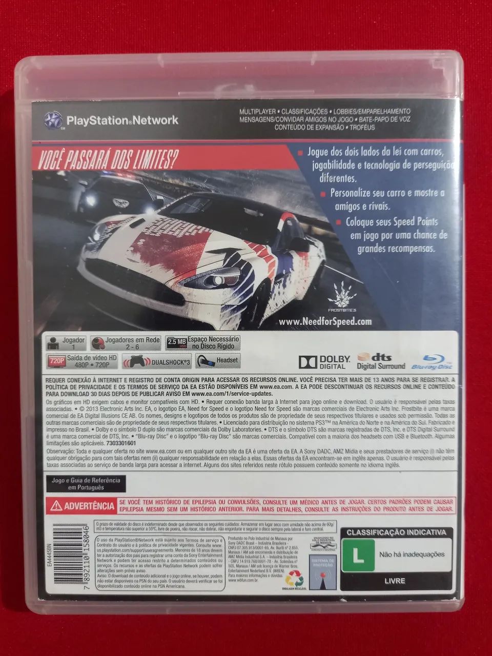 Need For Speed For Rivals - PS3 - Foto 2