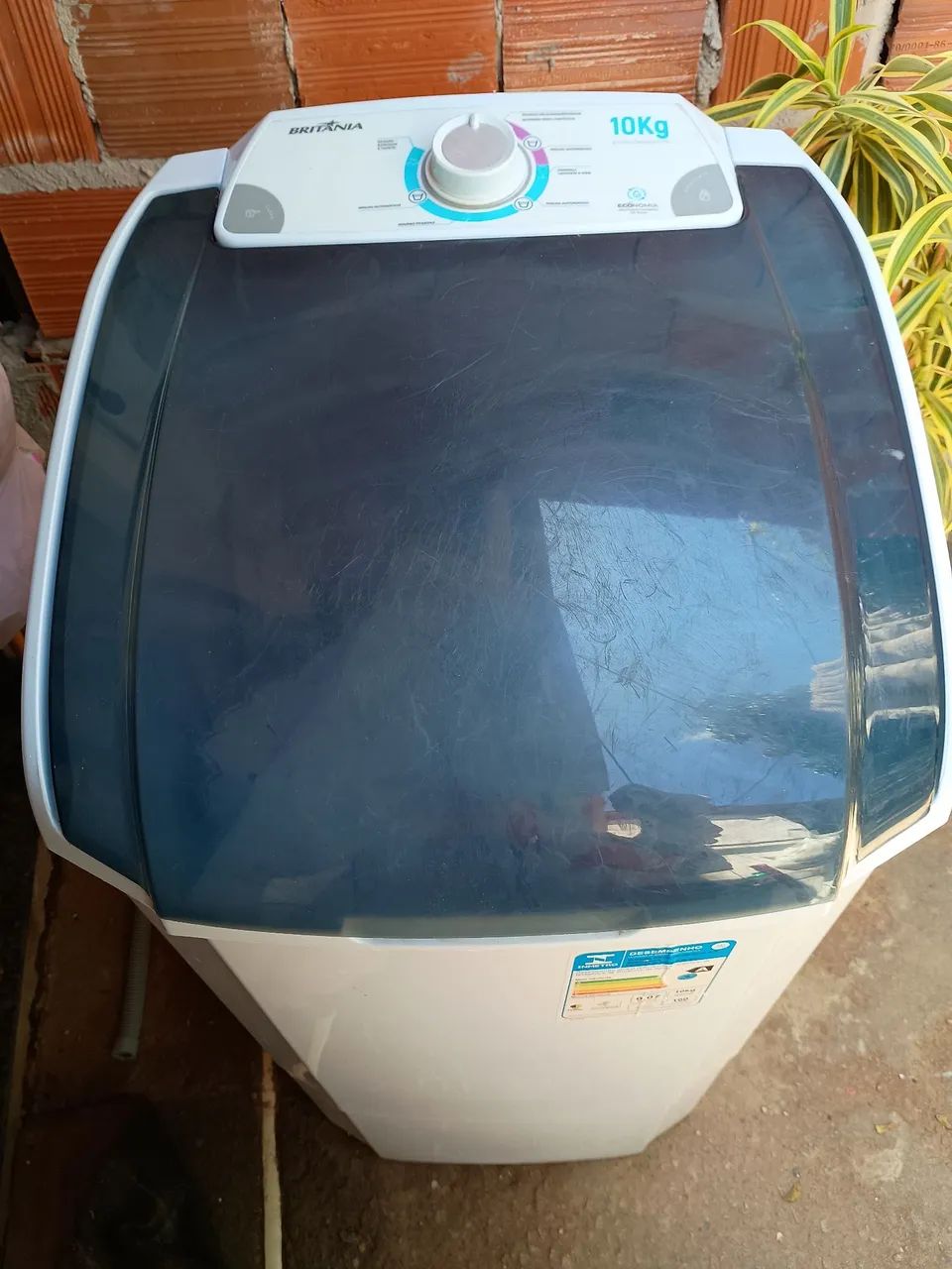 Lavadora semi automática Britânia + transformador de energia