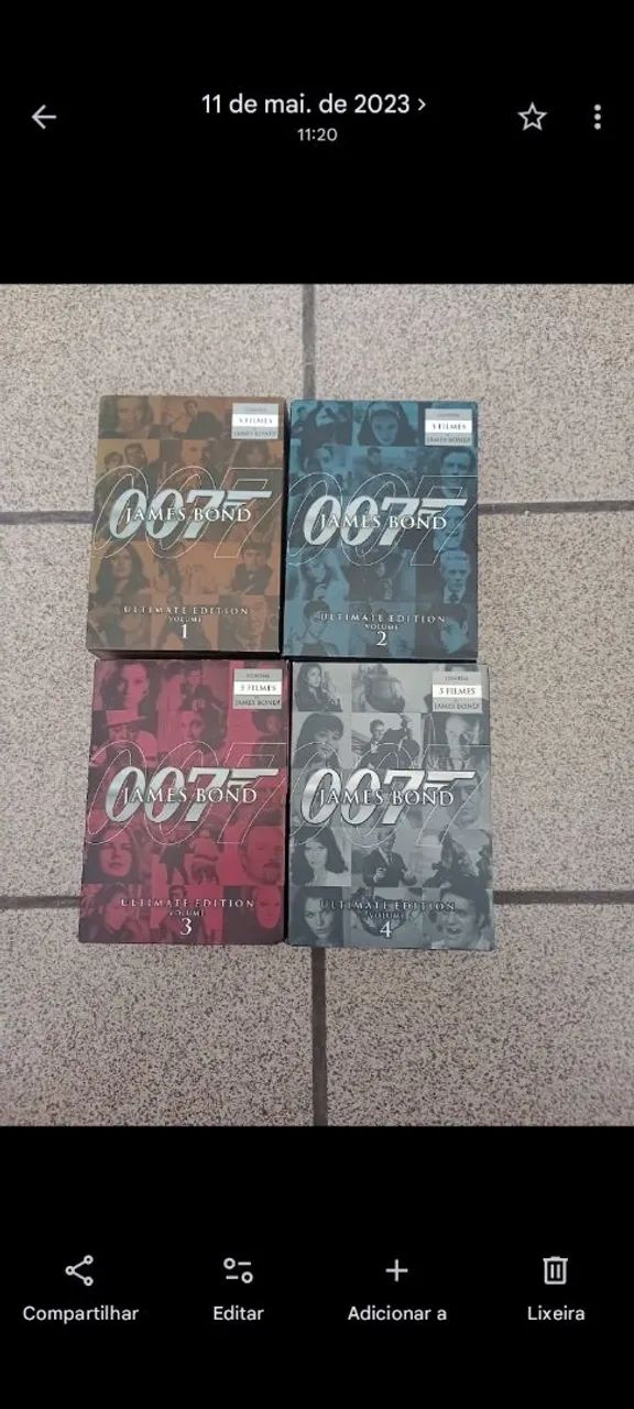 Vende-se dvds do 007