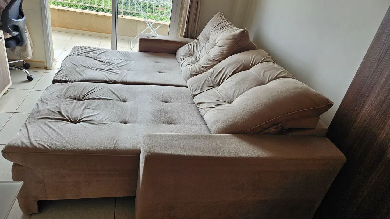 Sofá Suede 220cm