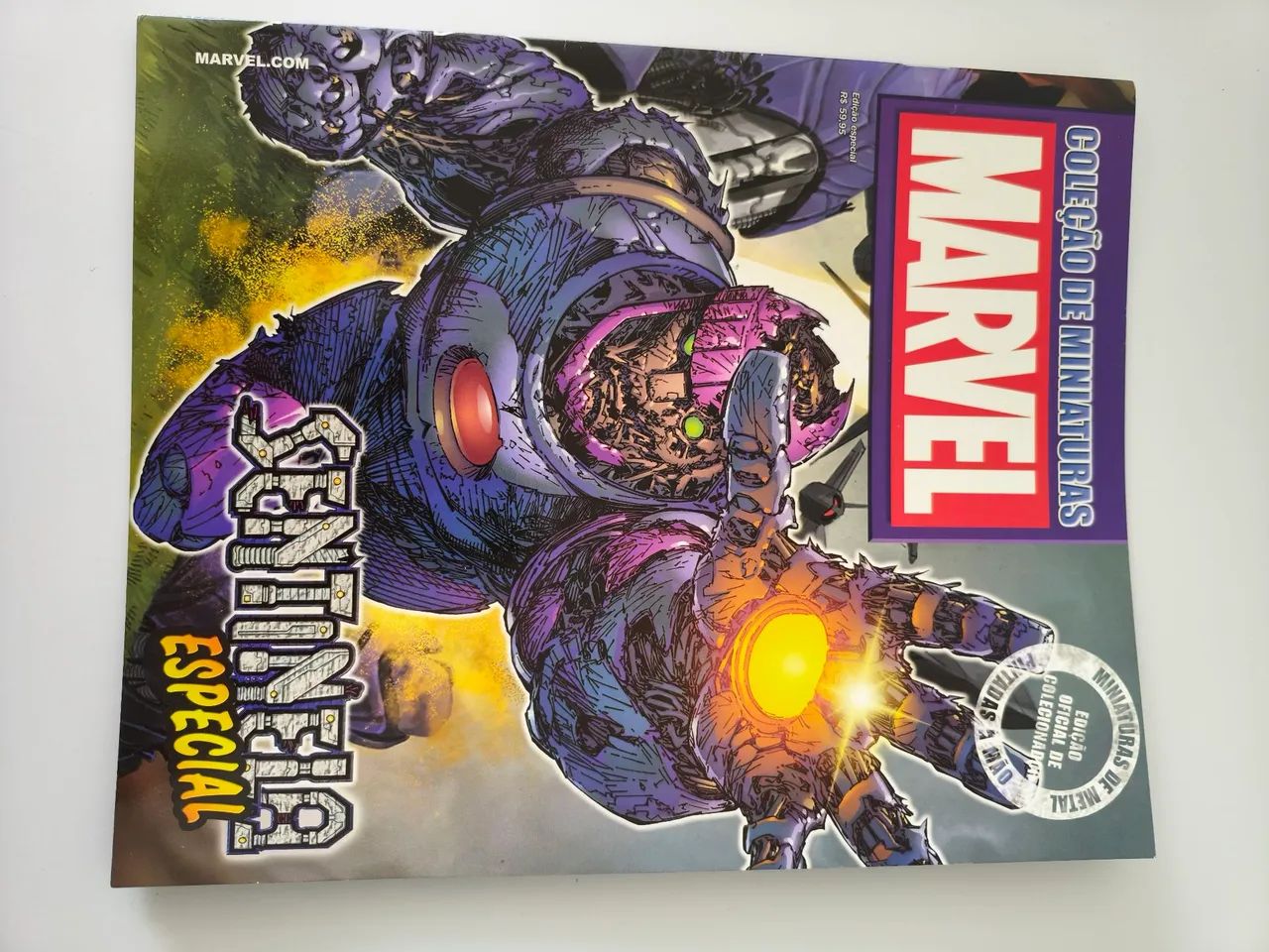 Miniatura Sentinela Eaglemoss Marvel Edição Especial Metal + Caixa - Foto 4