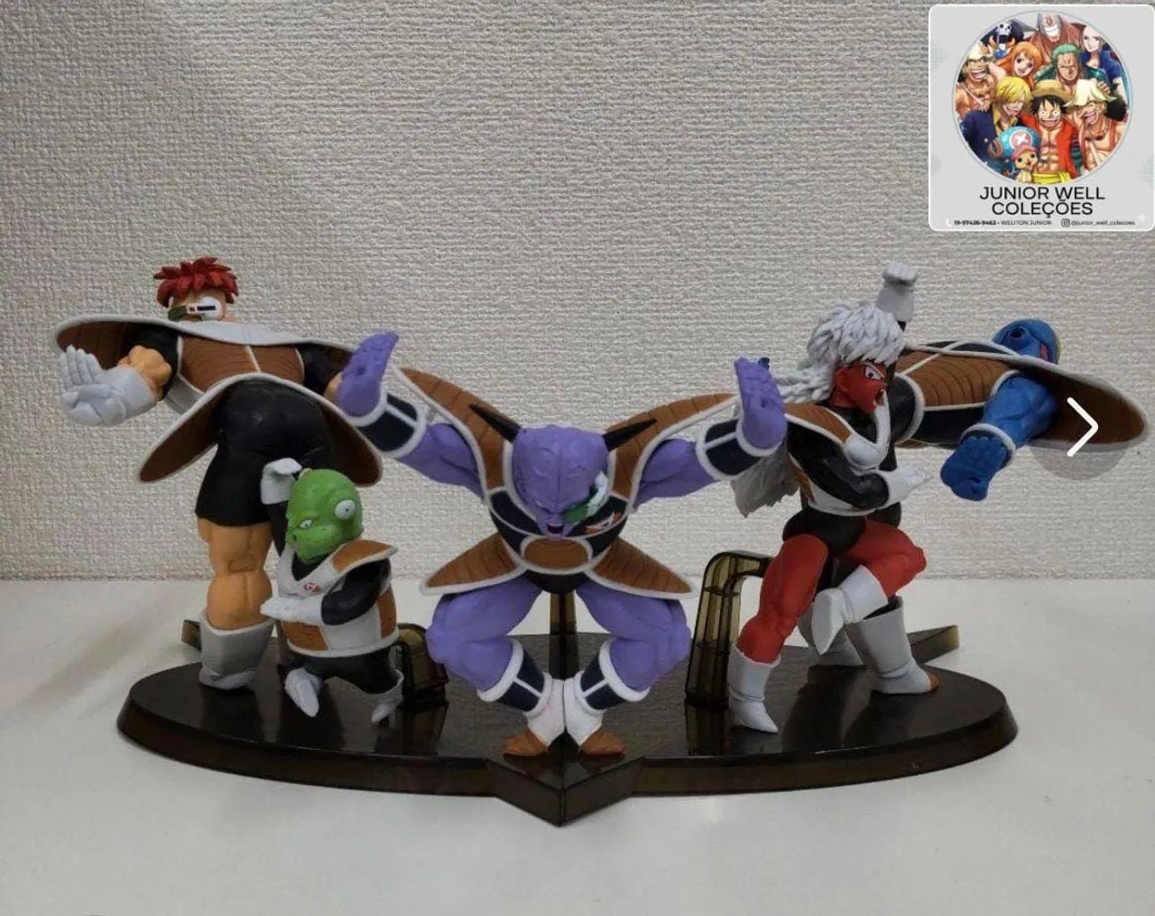 SET GINYU FORCE DRAGON BALL Z SOLID EDGE WORKS BANPRESTO 100% ORIGINAL - Foto 2